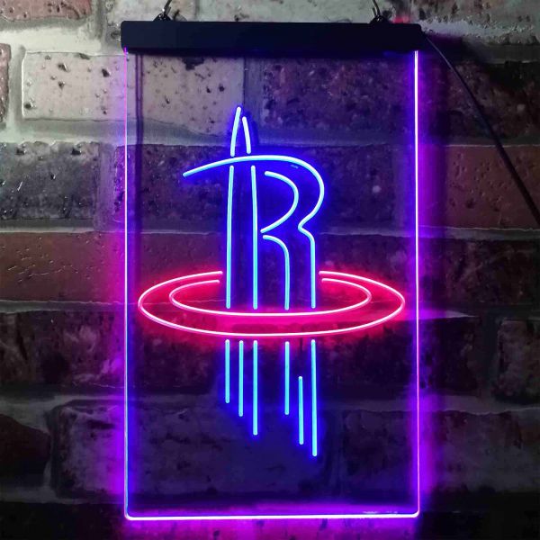 Houston Rockets Neon Dual LED Sign